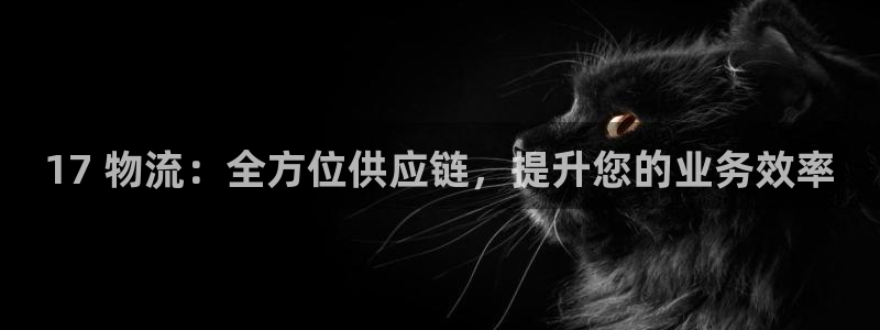 南宫28圈怎么注册：17 物流：全方