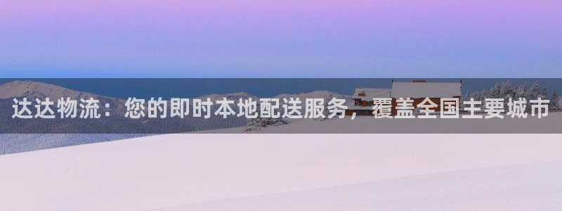 南宫28圈官网版：达达物流：您的即时