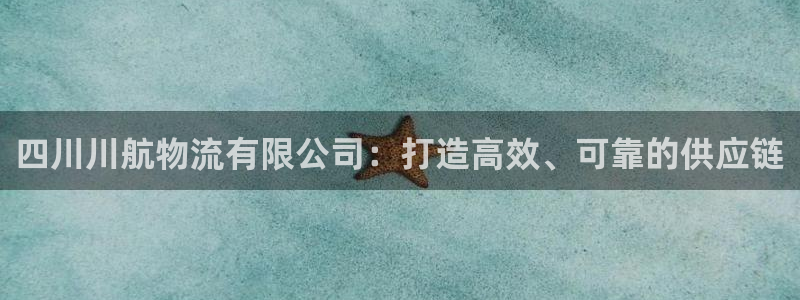 28圈比特28真实吗：四川川航物流有