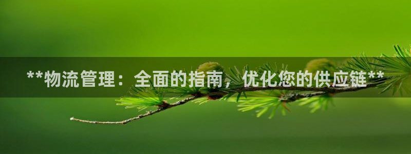 28圈如何看012路计划：**物流管