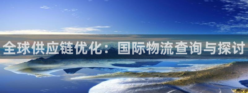 28圈在线预测：全球供应链优化：国际